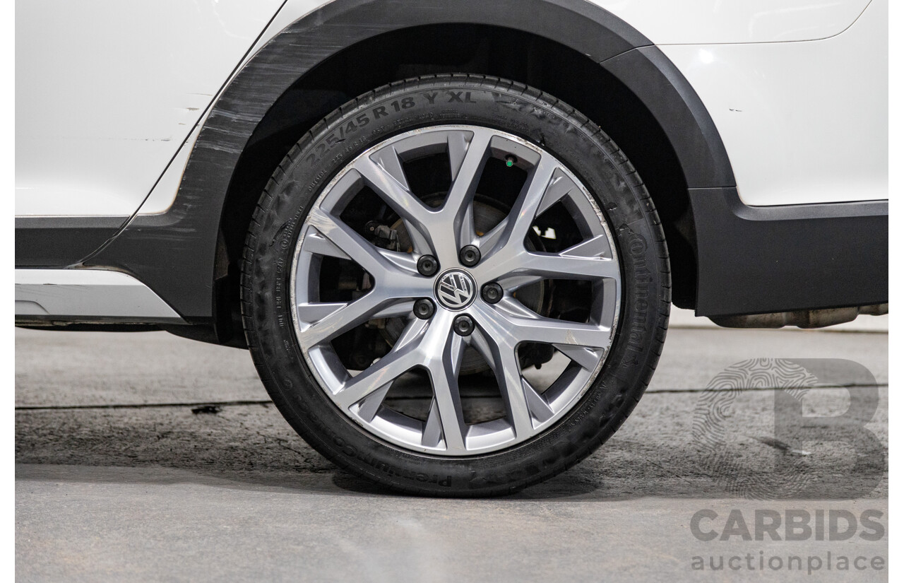 2/2016 Volkswagen Golf Alltrack 132 TSI (AWD) MK7 AU MY16 4d Wagon Pure White Turbo 1.8L