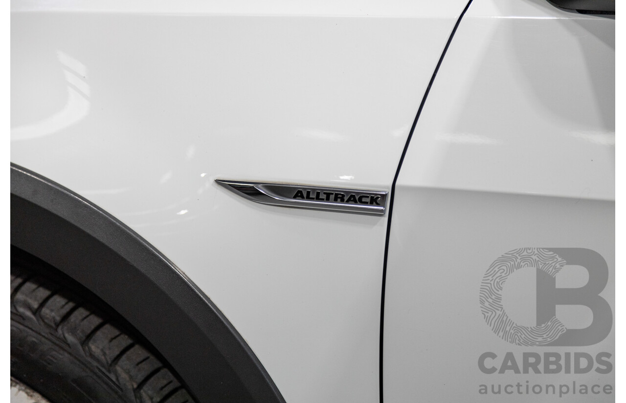 2/2016 Volkswagen Golf Alltrack 132 TSI (AWD) MK7 AU MY16 4d Wagon Pure White Turbo 1.8L