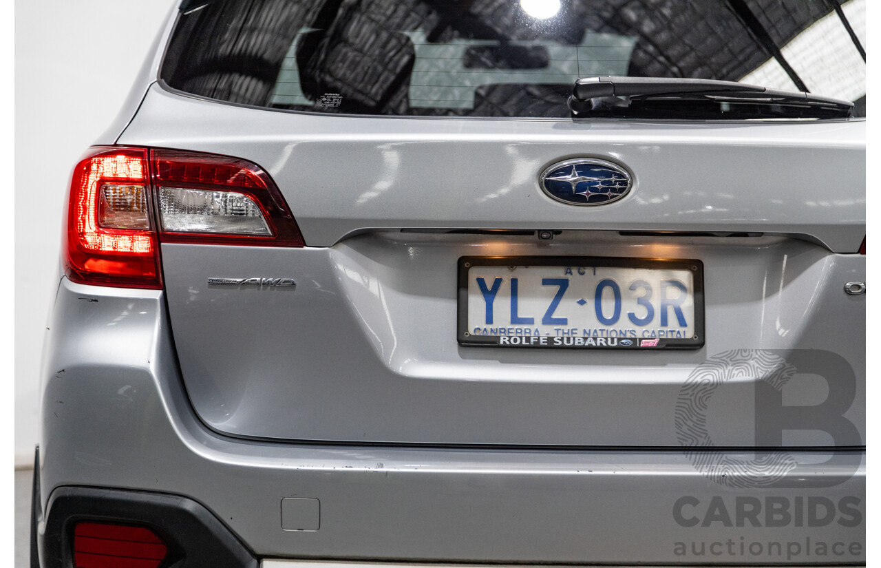 2/2017 Subaru Outback 2.5i (AWD) 5GEN MY17 4d Wagon Ice Silver Metallic 2.5L