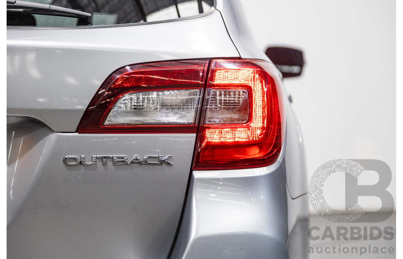 2/2017 Subaru Outback 2.5i (AWD) 5GEN MY17 4d Wagon Ice Silver Metallic 2.5L