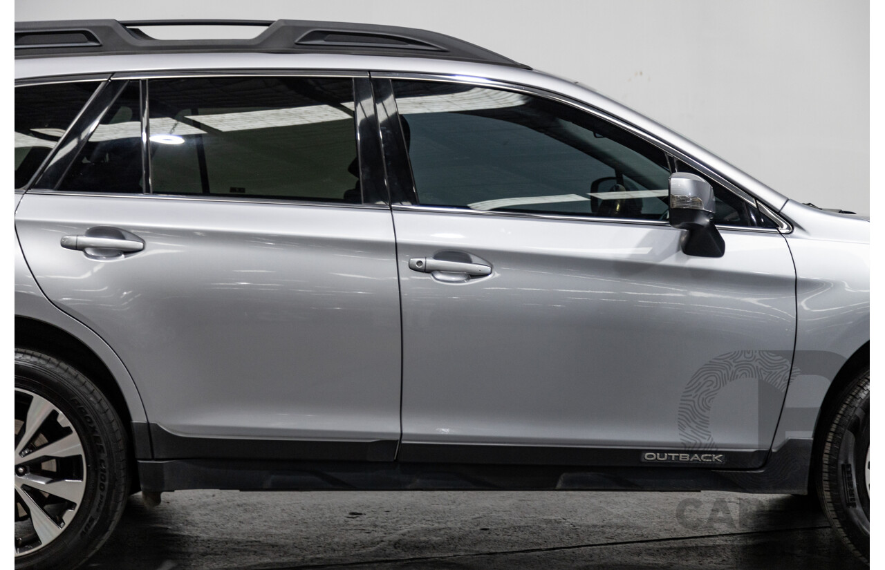 2/2017 Subaru Outback 2.5i (AWD) 5GEN MY17 4d Wagon Ice Silver Metallic 2.5L