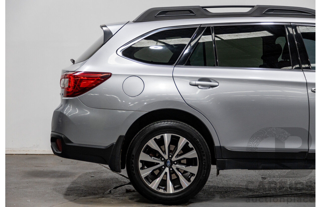 2/2017 Subaru Outback 2.5i (AWD) 5GEN MY17 4d Wagon Ice Silver Metallic 2.5L