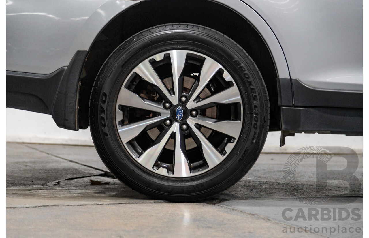 2/2017 Subaru Outback 2.5i (AWD) 5GEN MY17 4d Wagon Ice Silver Metallic 2.5L