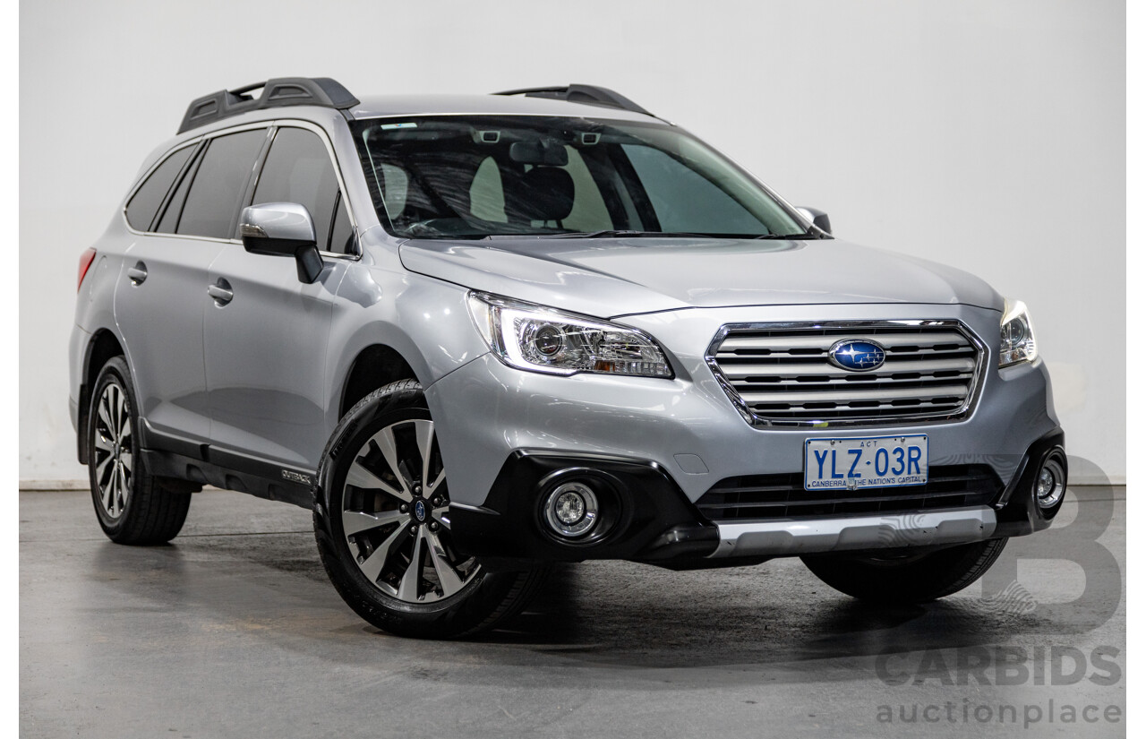 2/2017 Subaru Outback 2.5i (AWD) 5GEN MY17 4d Wagon Ice Silver Metallic 2.5L