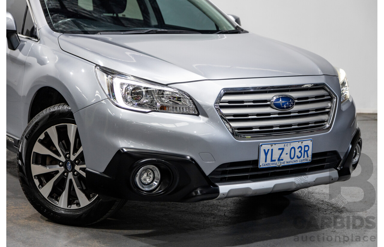2/2017 Subaru Outback 2.5i (AWD) 5GEN MY17 4d Wagon Ice Silver Metallic 2.5L
