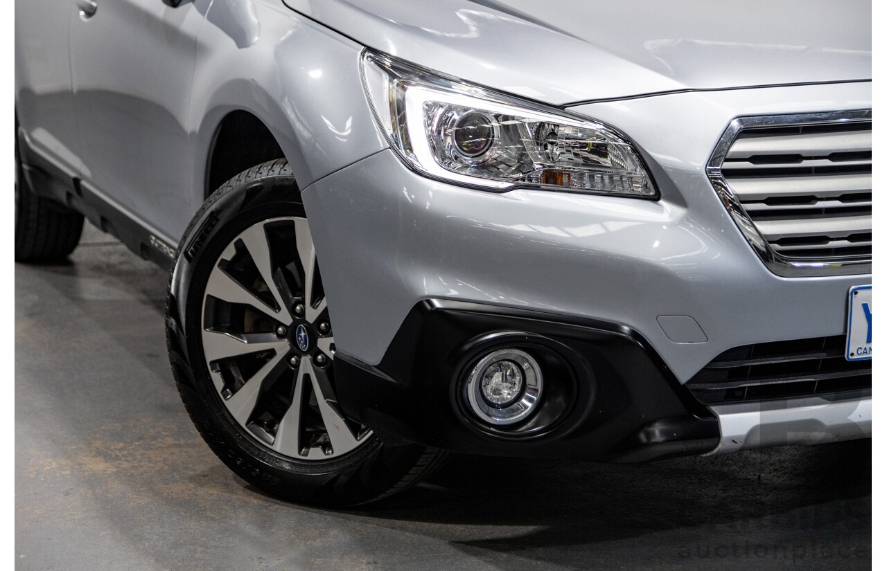 2/2017 Subaru Outback 2.5i (AWD) 5GEN MY17 4d Wagon Ice Silver Metallic 2.5L