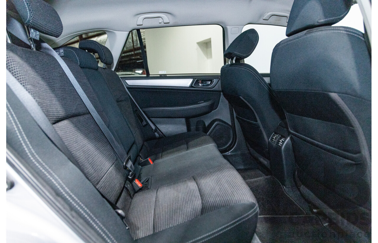 2/2017 Subaru Outback 2.5i (AWD) 5GEN MY17 4d Wagon Ice Silver Metallic 2.5L