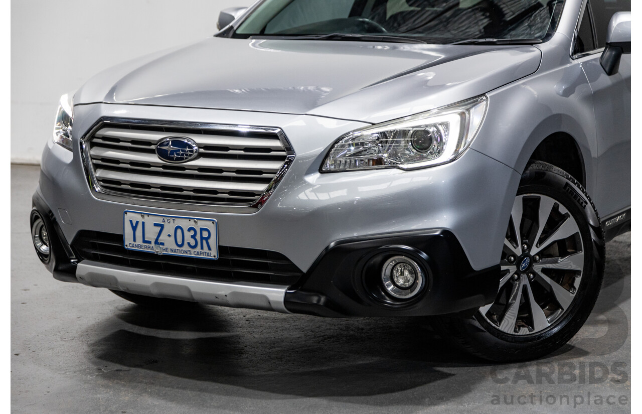 2/2017 Subaru Outback 2.5i (AWD) 5GEN MY17 4d Wagon Ice Silver Metallic 2.5L