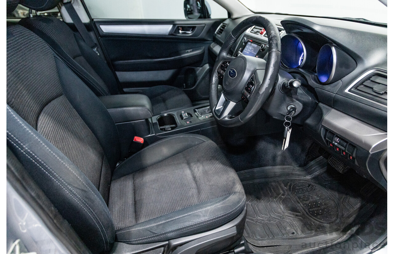 2/2017 Subaru Outback 2.5i (AWD) 5GEN MY17 4d Wagon Ice Silver Metallic 2.5L