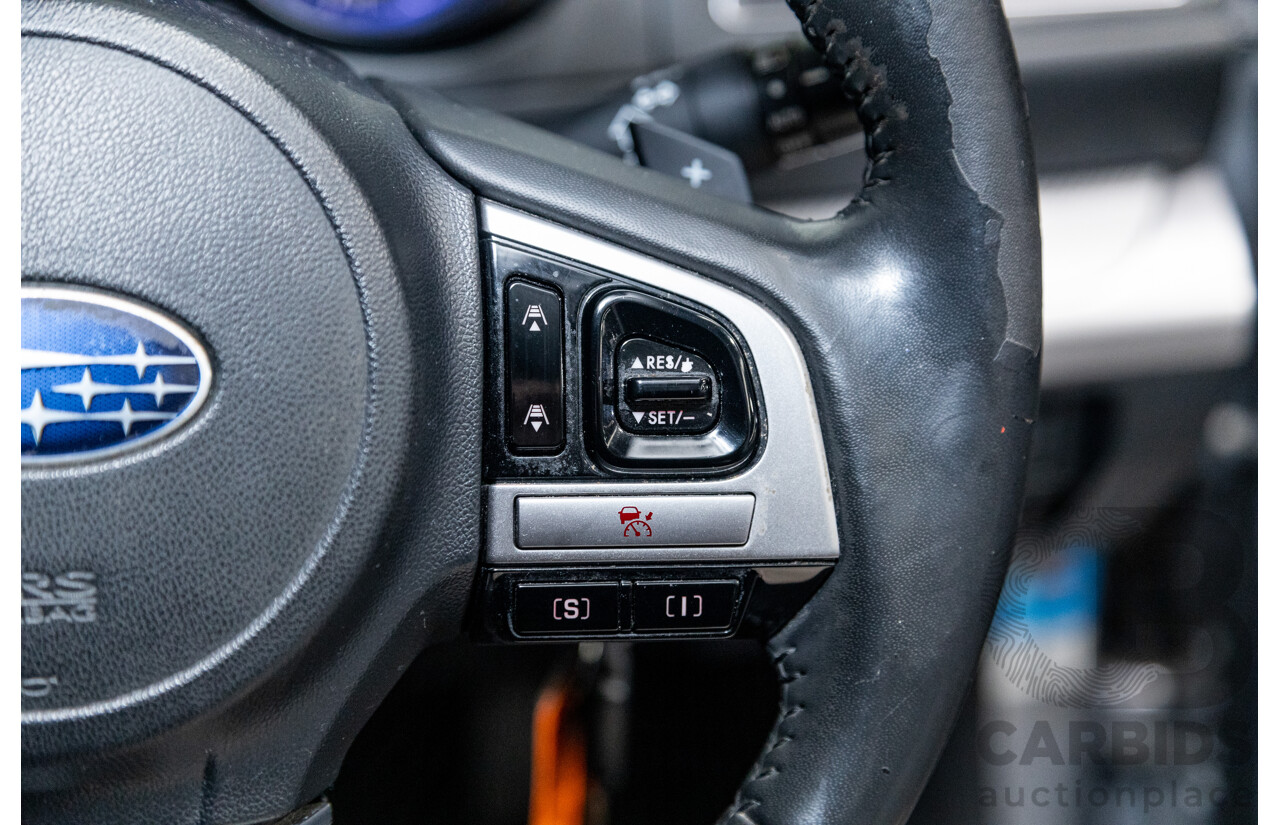 2/2017 Subaru Outback 2.5i (AWD) 5GEN MY17 4d Wagon Ice Silver Metallic 2.5L