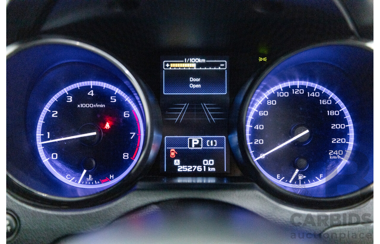 2/2017 Subaru Outback 2.5i (AWD) 5GEN MY17 4d Wagon Ice Silver Metallic 2.5L