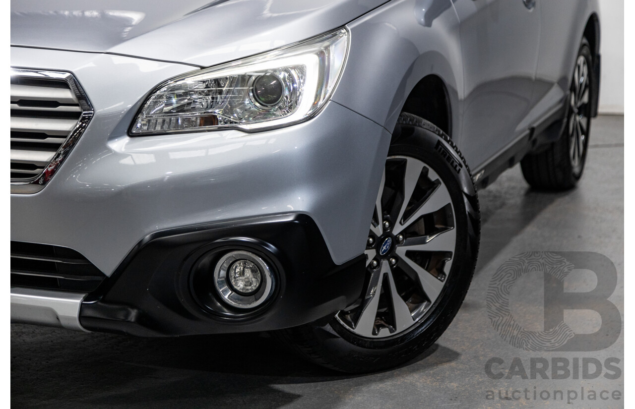 2/2017 Subaru Outback 2.5i (AWD) 5GEN MY17 4d Wagon Ice Silver Metallic 2.5L