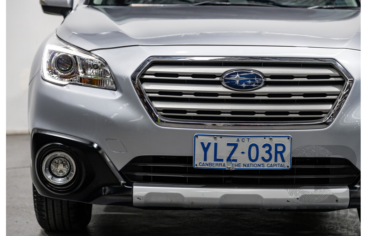 2/2017 Subaru Outback 2.5i (AWD) 5GEN MY17 4d Wagon Ice Silver Metallic 2.5L