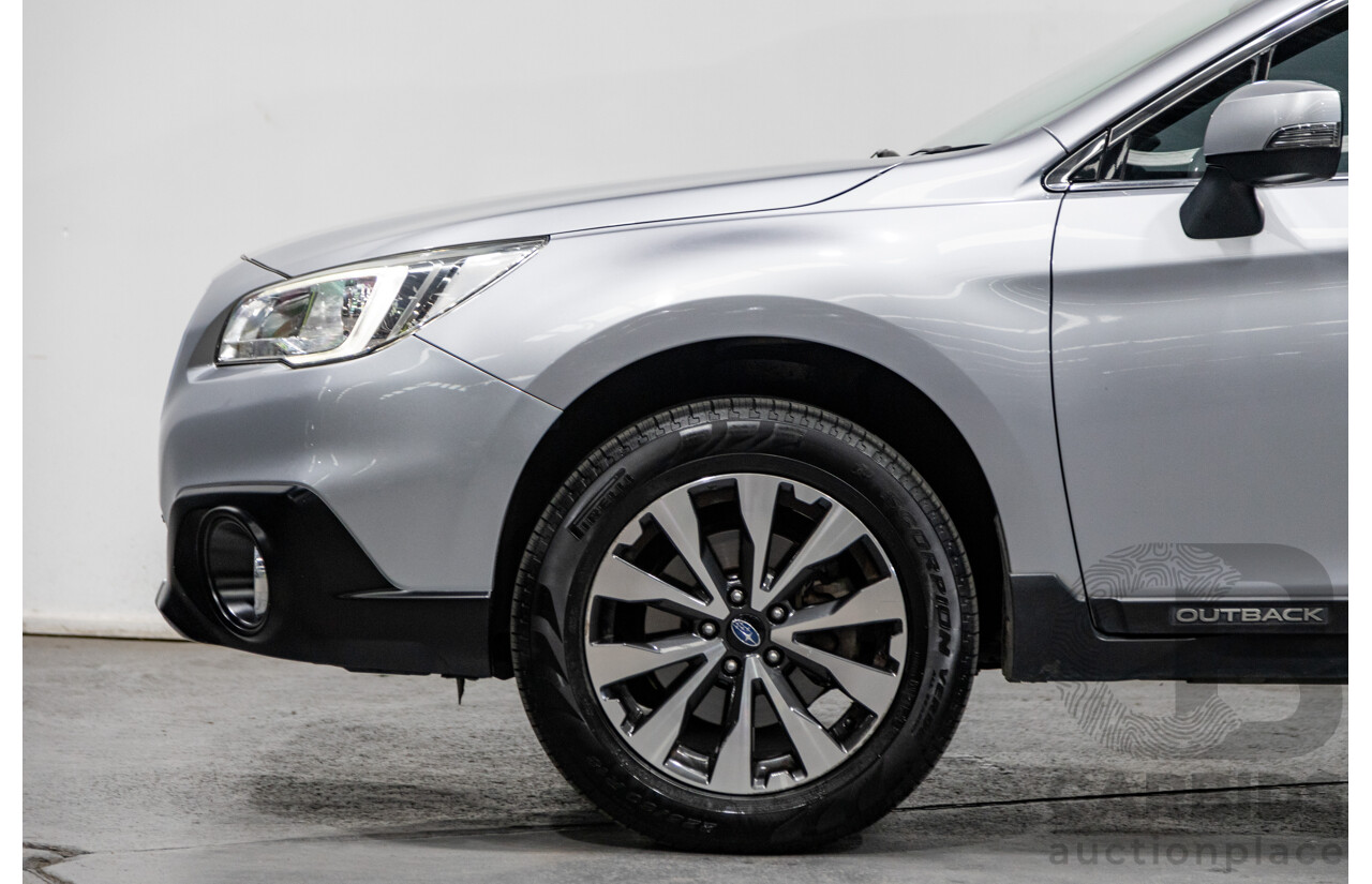 2/2017 Subaru Outback 2.5i (AWD) 5GEN MY17 4d Wagon Ice Silver Metallic 2.5L