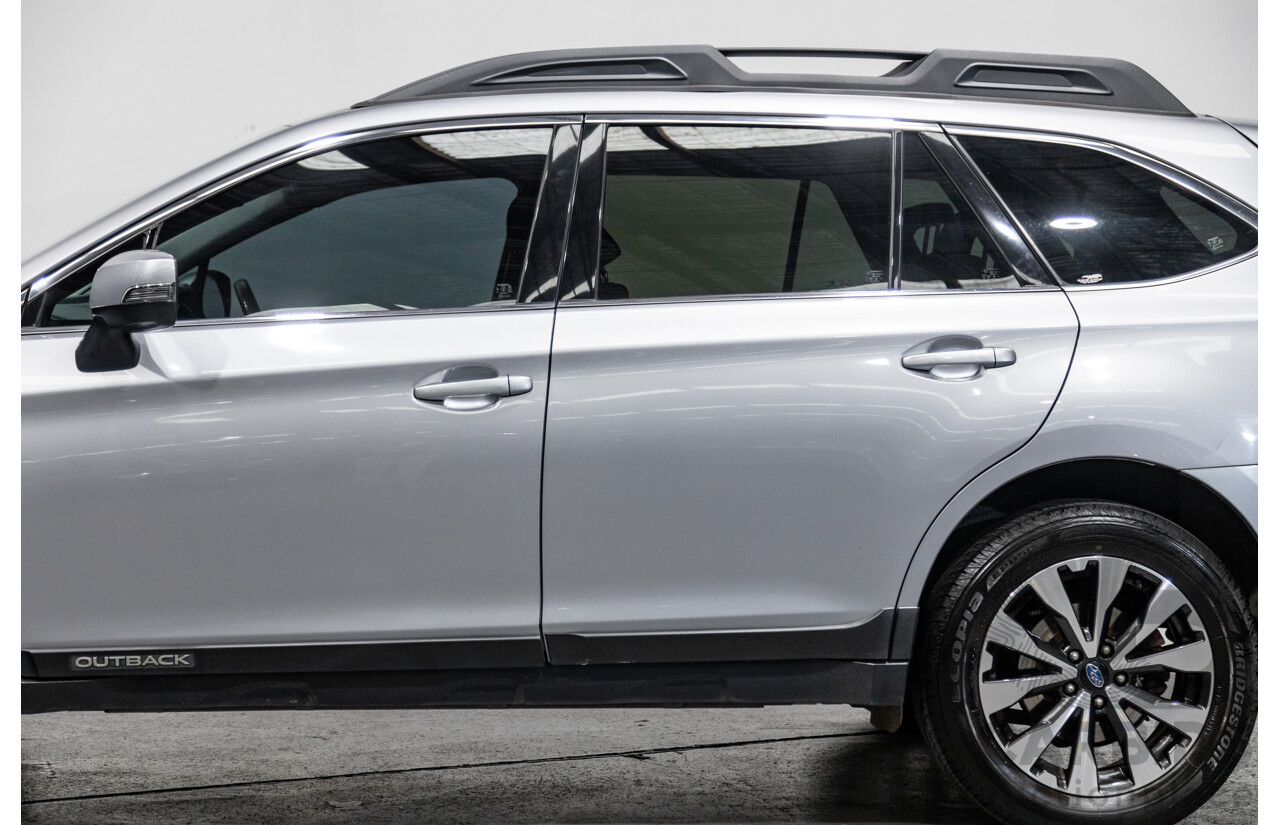 2/2017 Subaru Outback 2.5i (AWD) 5GEN MY17 4d Wagon Ice Silver Metallic 2.5L