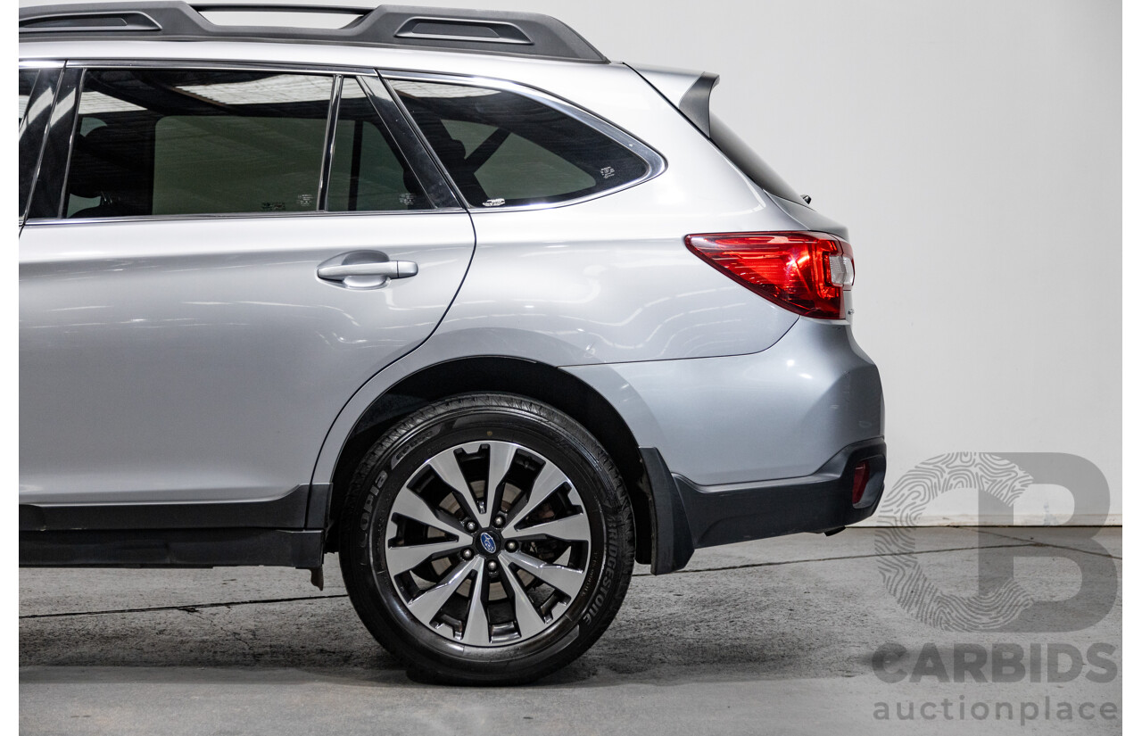 2/2017 Subaru Outback 2.5i (AWD) 5GEN MY17 4d Wagon Ice Silver Metallic 2.5L
