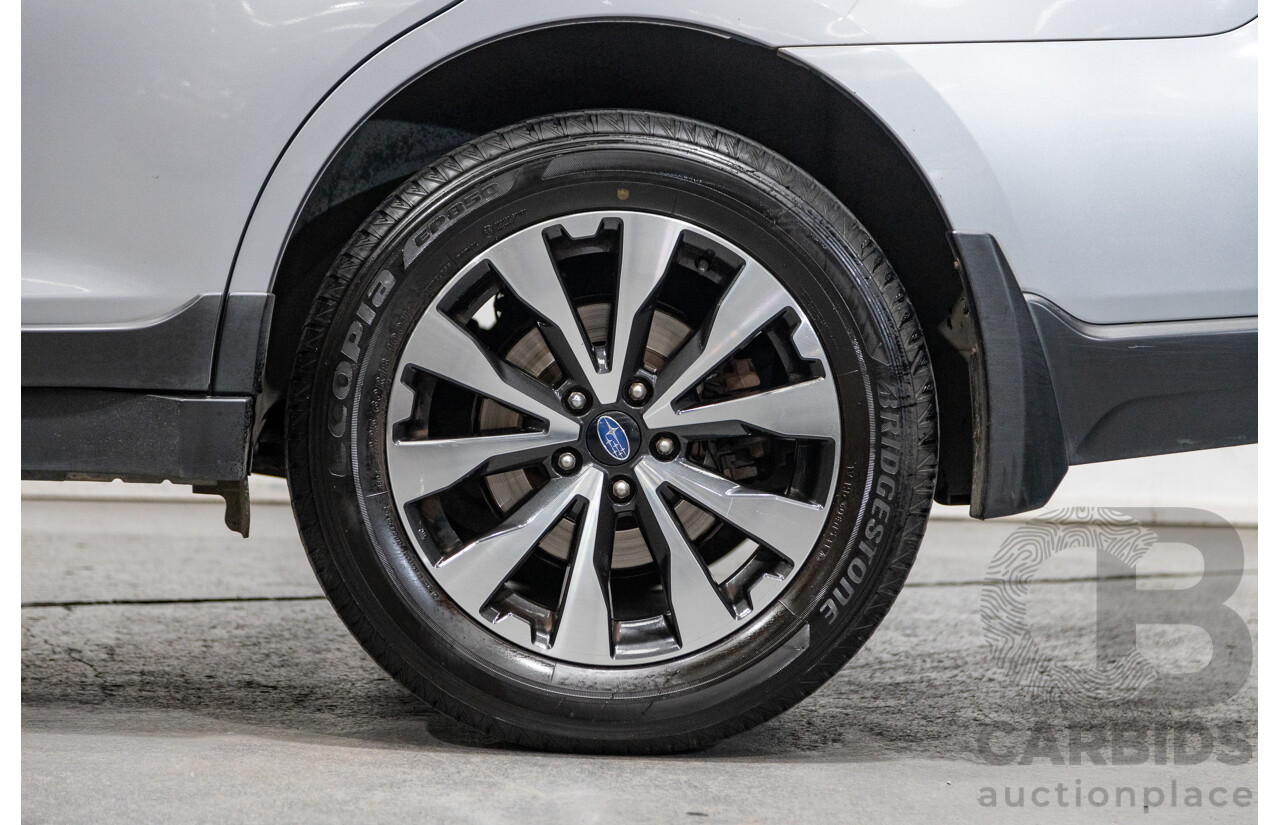 2/2017 Subaru Outback 2.5i (AWD) 5GEN MY17 4d Wagon Ice Silver Metallic 2.5L