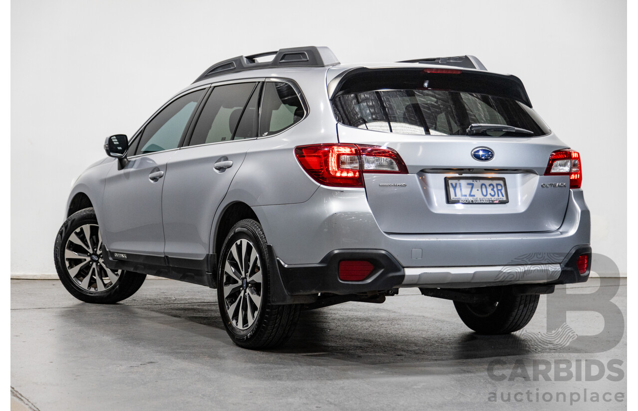 2/2017 Subaru Outback 2.5i (AWD) 5GEN MY17 4d Wagon Ice Silver Metallic 2.5L