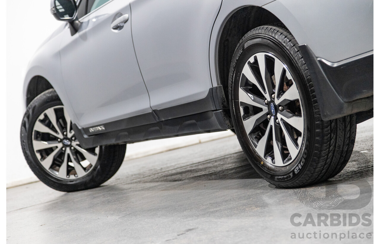 2/2017 Subaru Outback 2.5i (AWD) 5GEN MY17 4d Wagon Ice Silver Metallic 2.5L