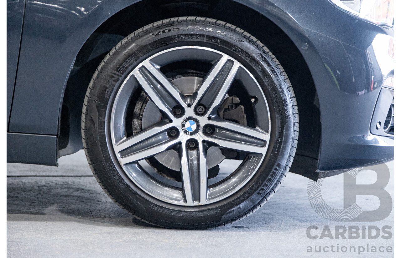 8/2015 BMW 218d Active Tourer Sport Line F45 4d Wagon Metallic Grey Turbo Diesel 2.0L