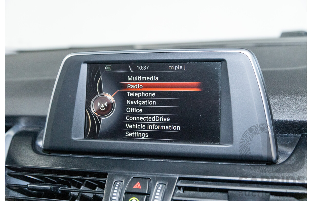 8/2015 BMW 218d Active Tourer Sport Line F45 4d Wagon Metallic Grey Turbo Diesel 2.0L