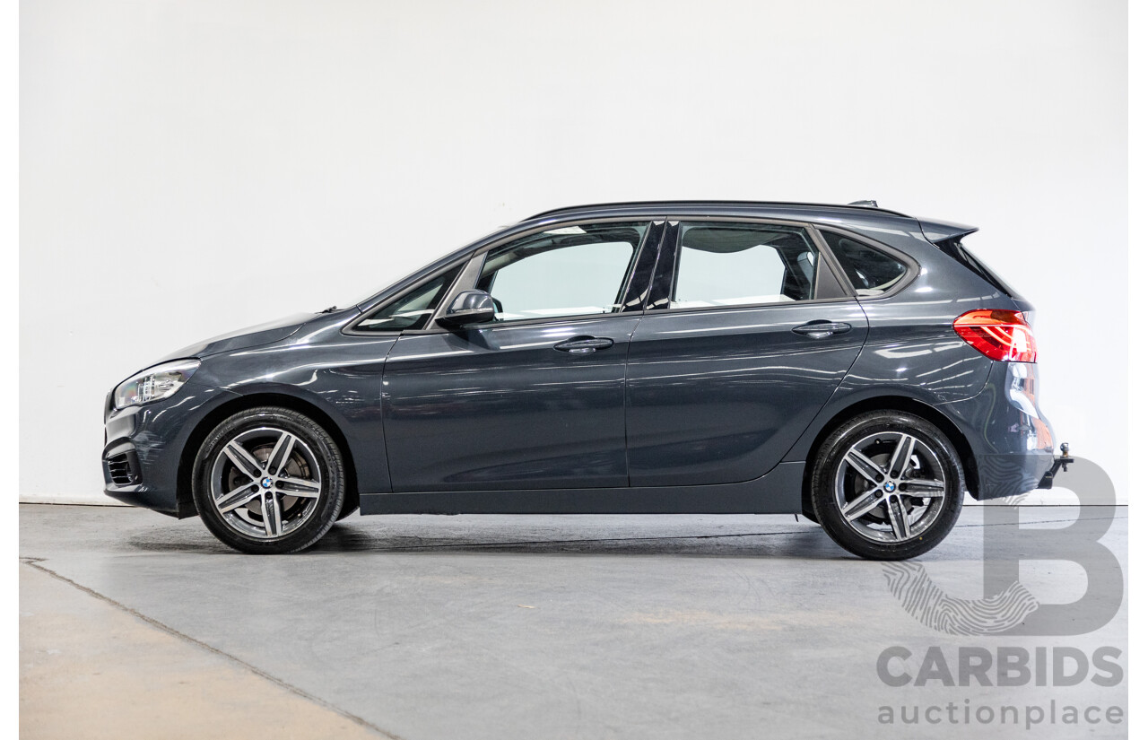 8/2015 BMW 218d Active Tourer Sport Line F45 4d Wagon Metallic Grey Turbo Diesel 2.0L