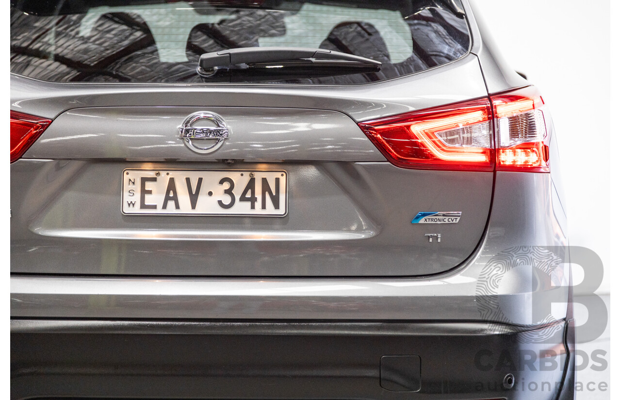 3/2016 Nissan Qashqai TI J11 4d Wagon Gun Metallic Grey 2.0L