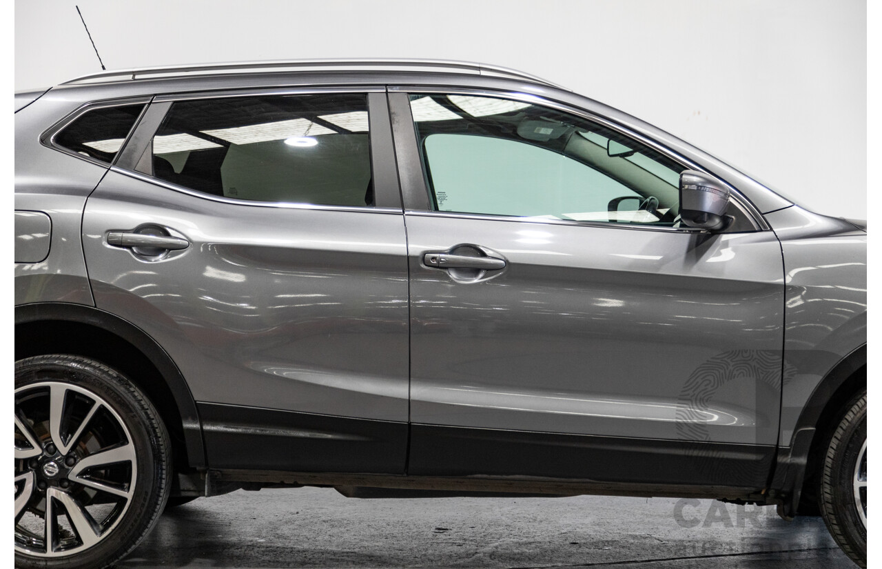3/2016 Nissan Qashqai TI J11 4d Wagon Gun Metallic Grey 2.0L