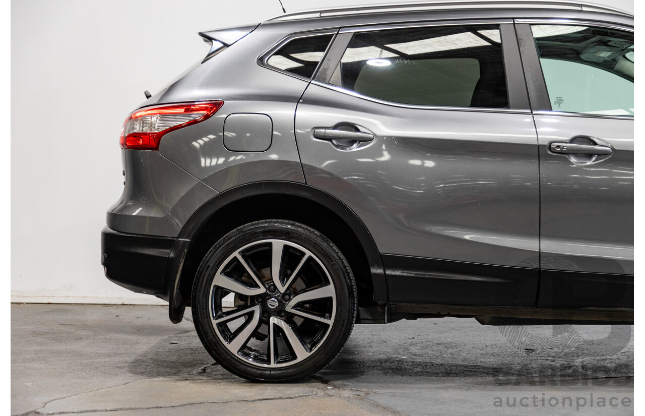 3/2016 Nissan Qashqai TI J11 4d Wagon Gun Metallic Grey 2.0L