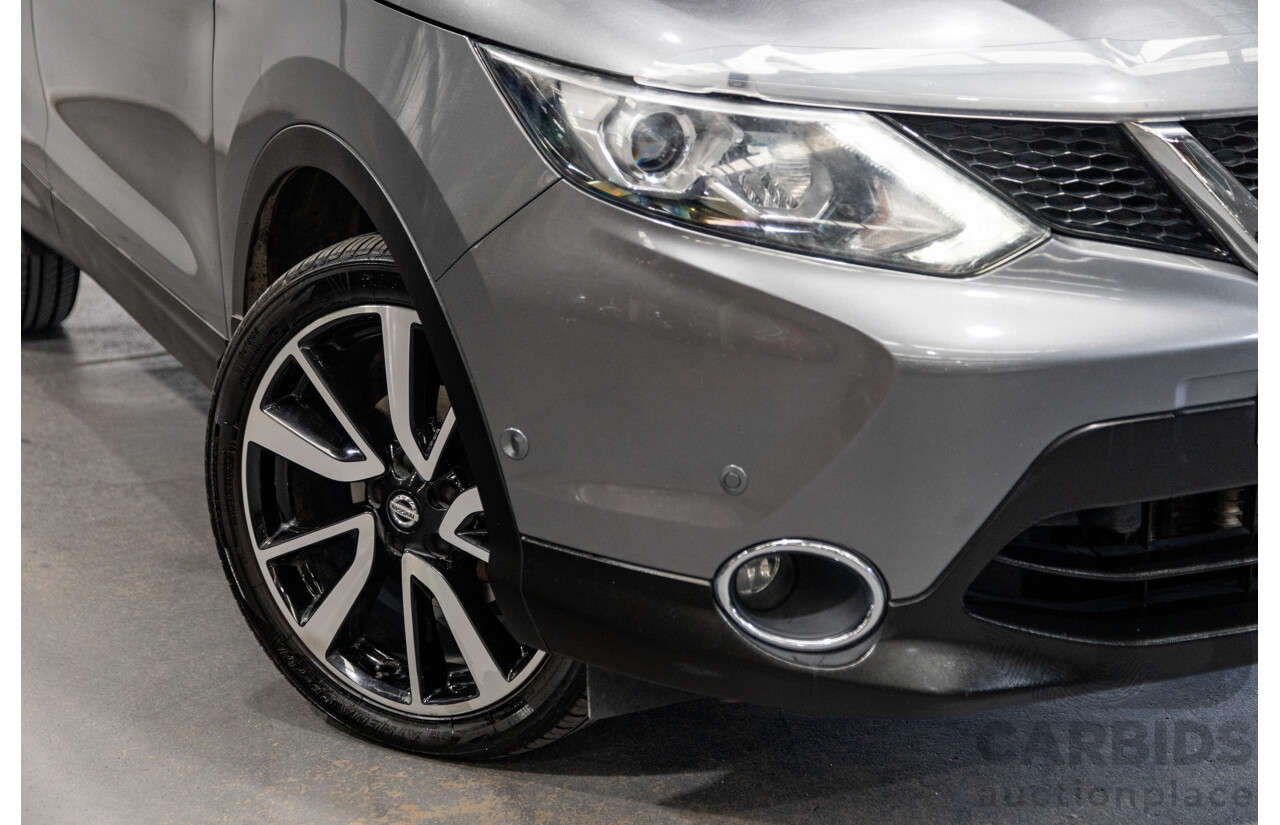 3/2016 Nissan Qashqai TI J11 4d Wagon Gun Metallic Grey 2.0L