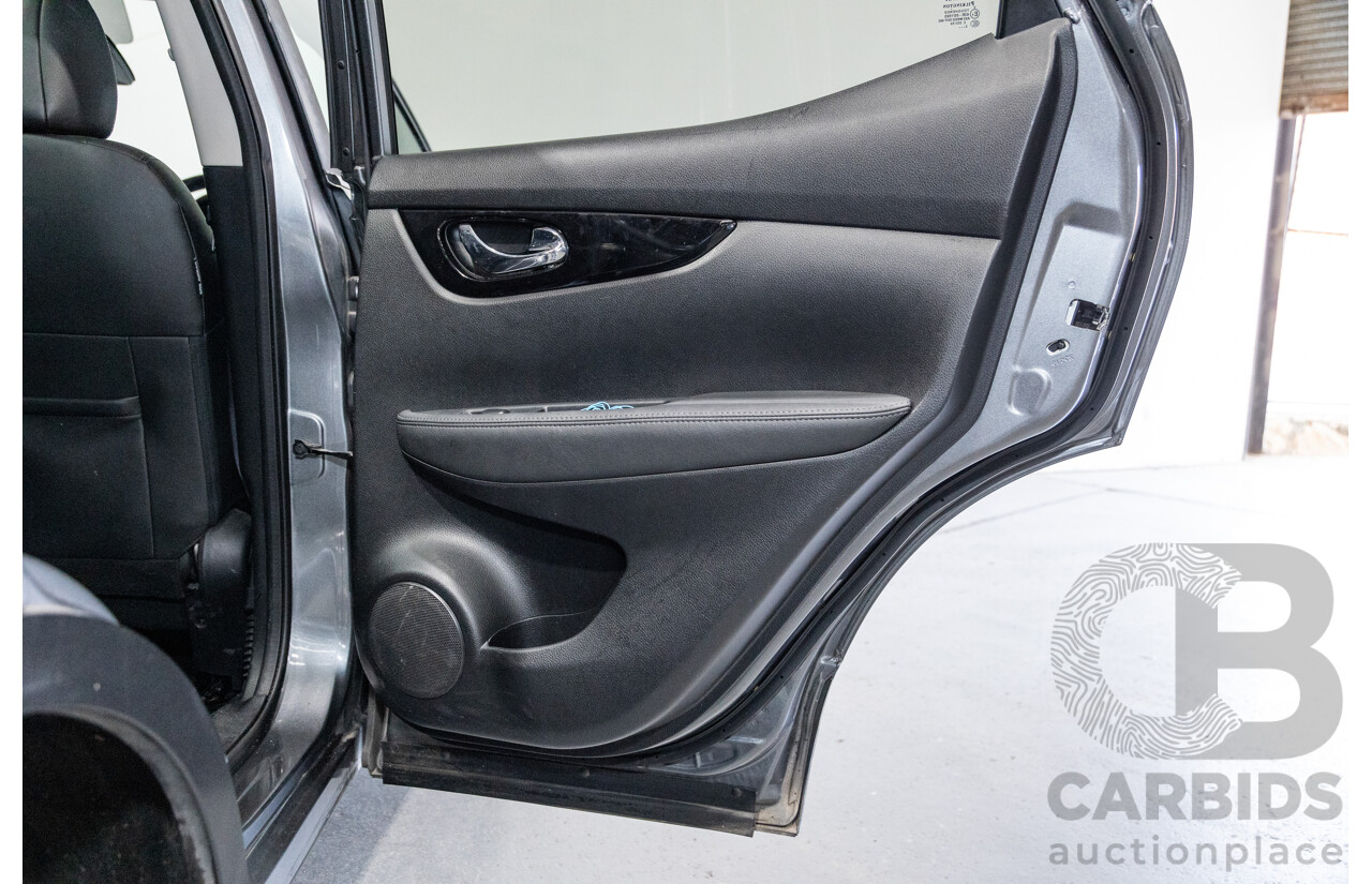 3/2016 Nissan Qashqai TI J11 4d Wagon Gun Metallic Grey 2.0L