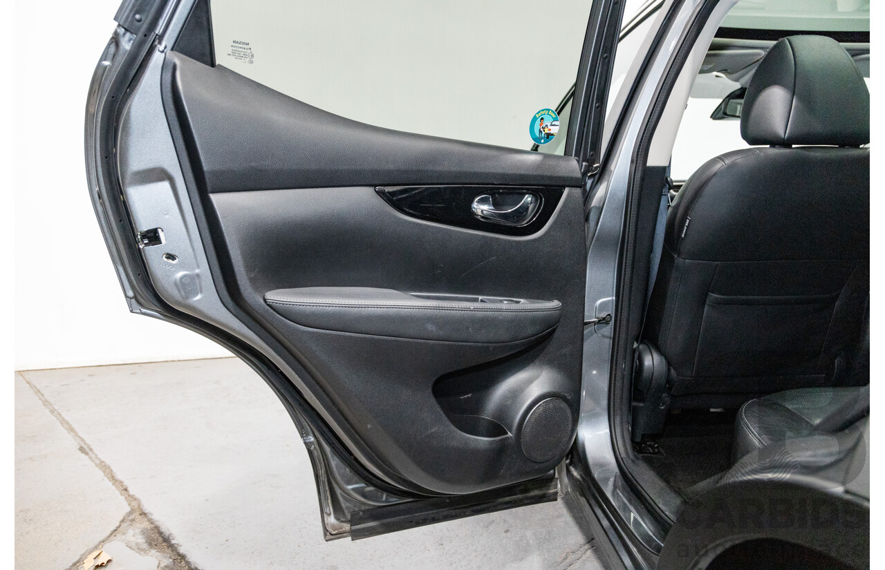 3/2016 Nissan Qashqai TI J11 4d Wagon Gun Metallic Grey 2.0L