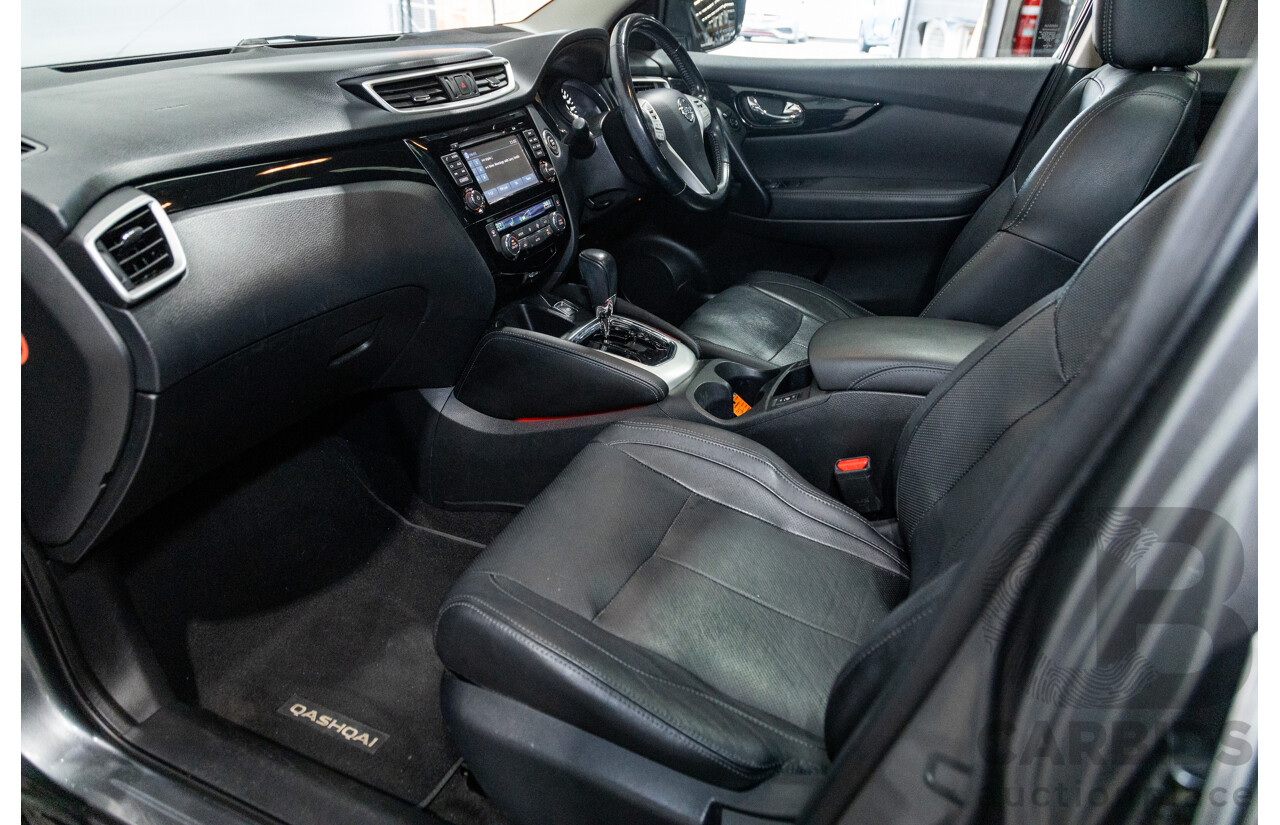 3/2016 Nissan Qashqai TI J11 4d Wagon Gun Metallic Grey 2.0L