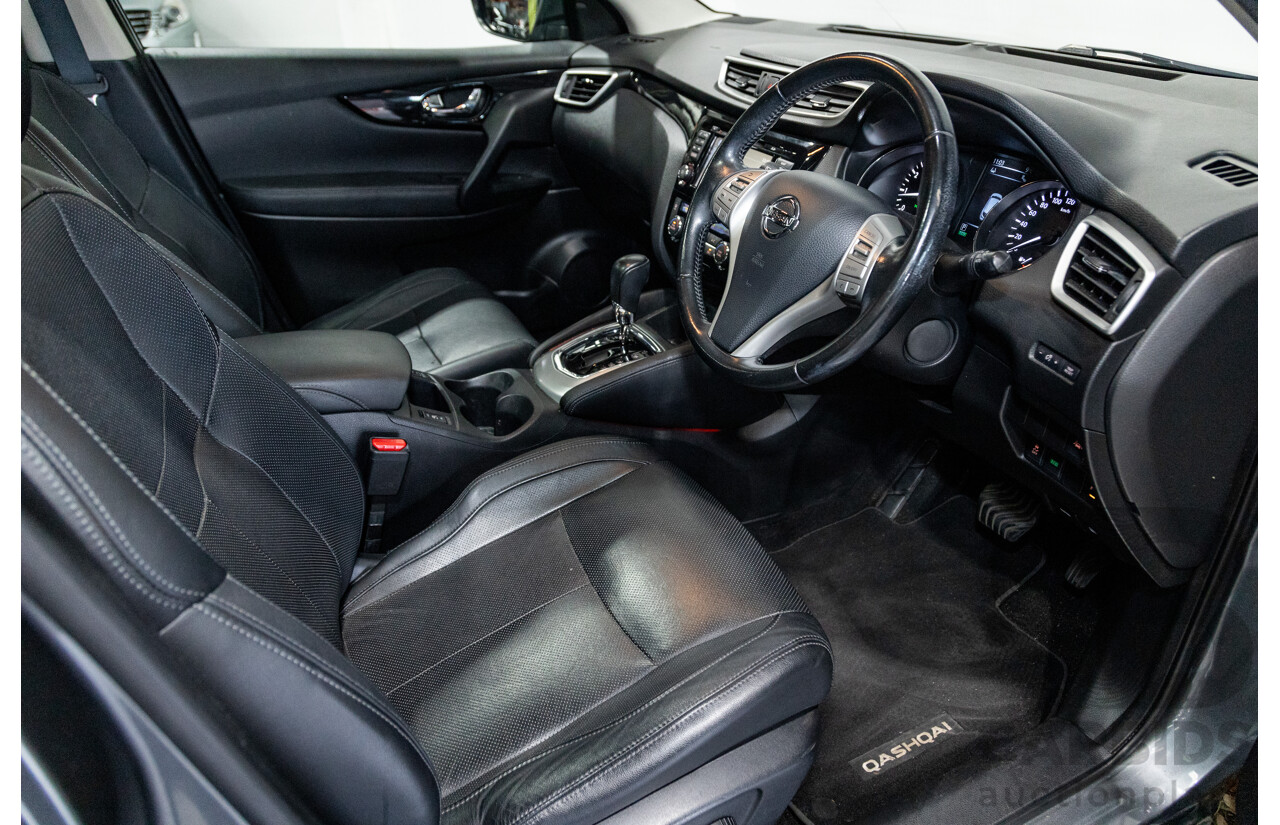 3/2016 Nissan Qashqai TI J11 4d Wagon Gun Metallic Grey 2.0L