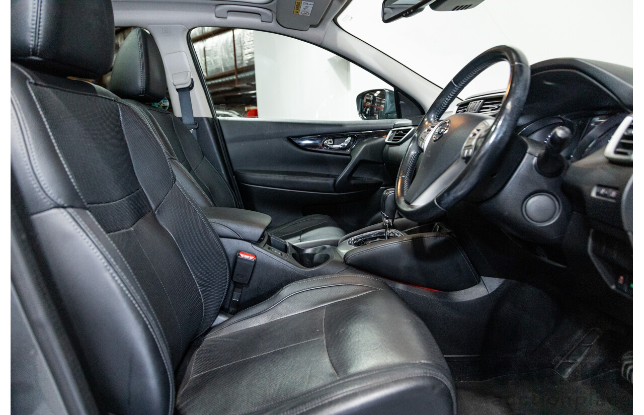 3/2016 Nissan Qashqai TI J11 4d Wagon Gun Metallic Grey 2.0L