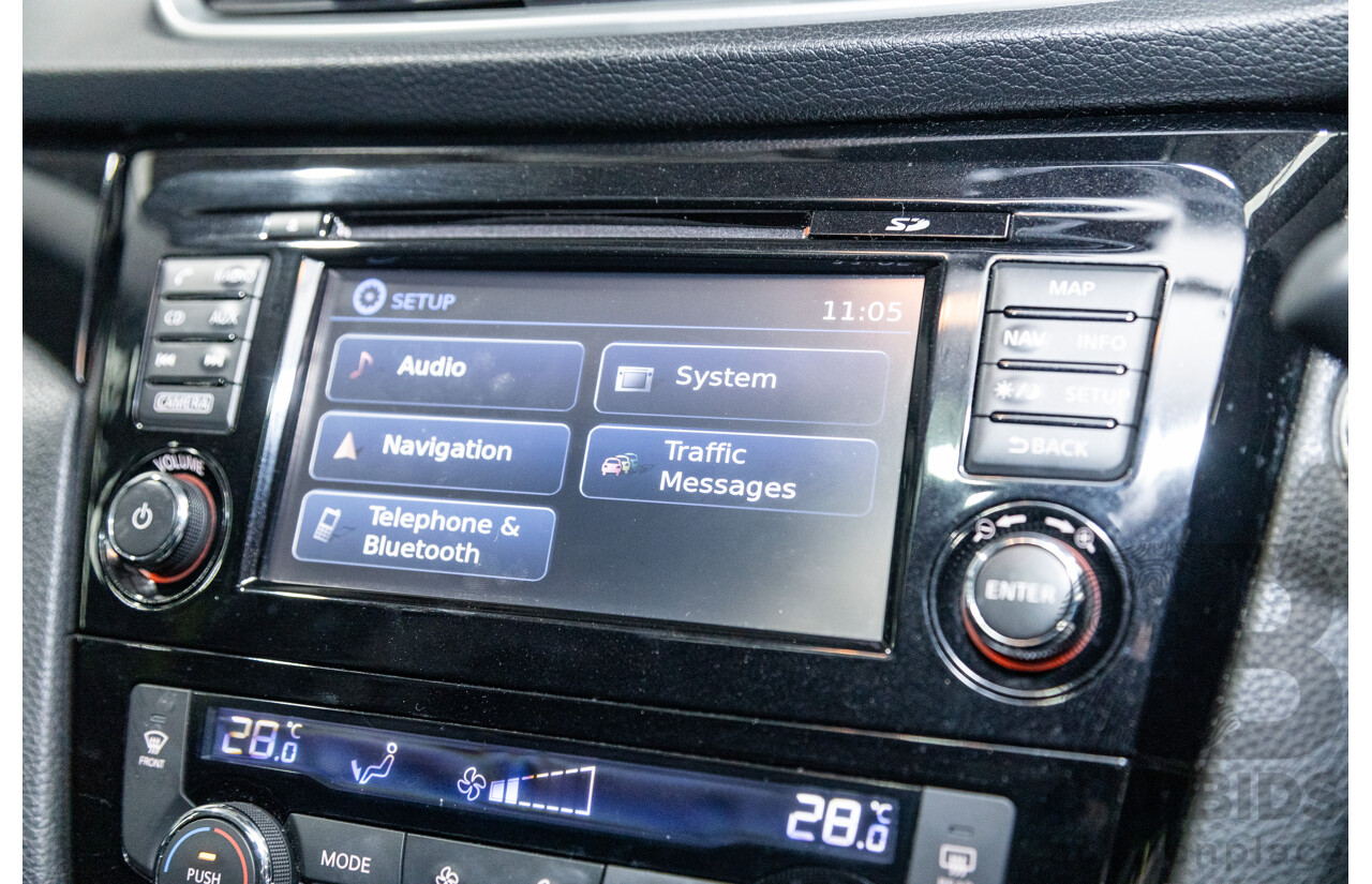 3/2016 Nissan Qashqai TI J11 4d Wagon Gun Metallic Grey 2.0L