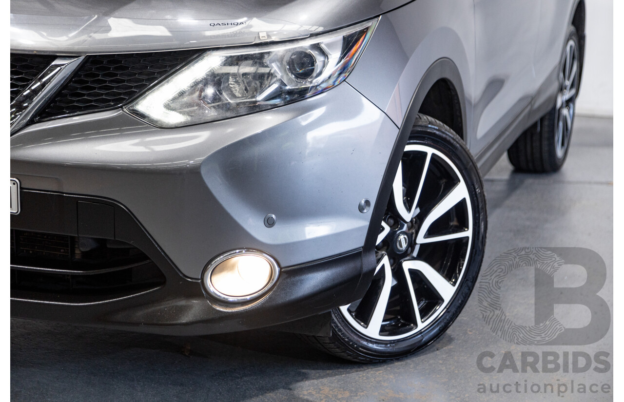 3/2016 Nissan Qashqai TI J11 4d Wagon Gun Metallic Grey 2.0L