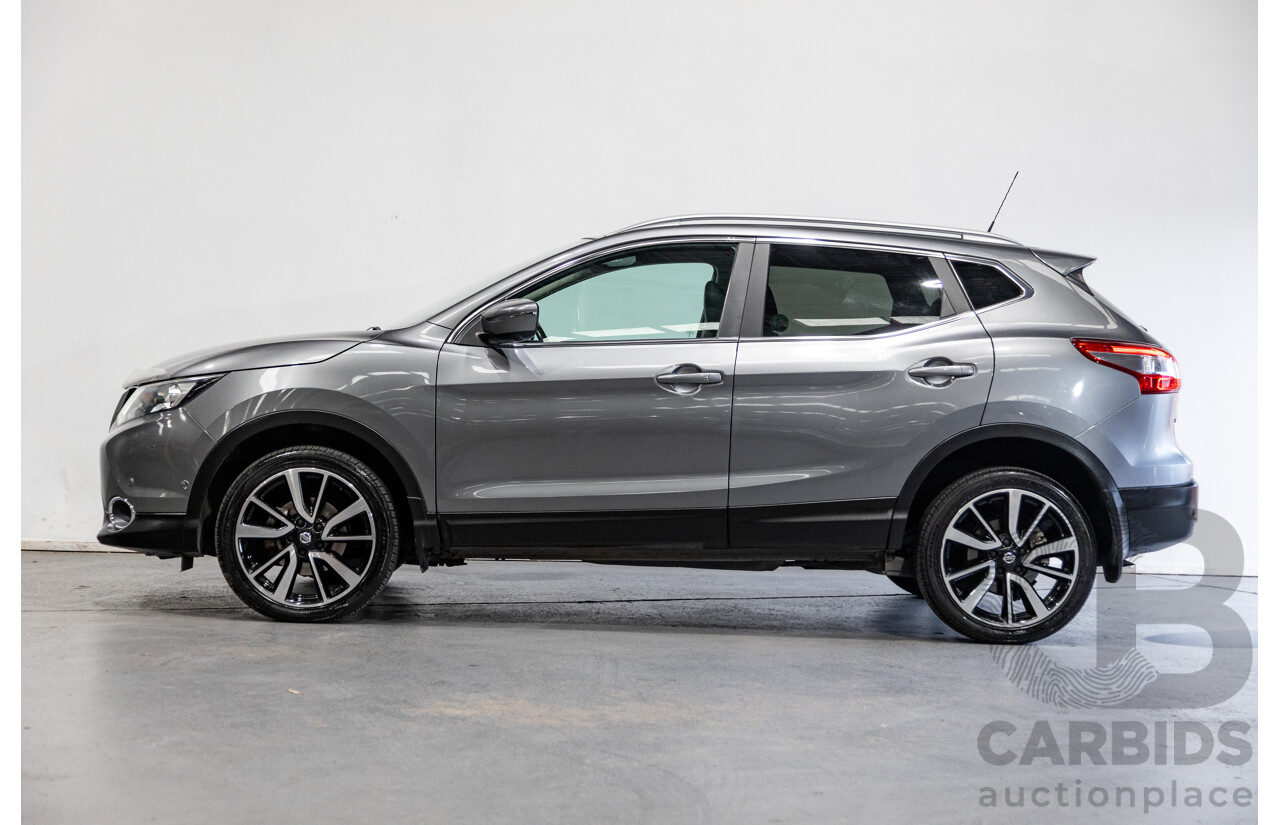 3/2016 Nissan Qashqai TI J11 4d Wagon Gun Metallic Grey 2.0L
