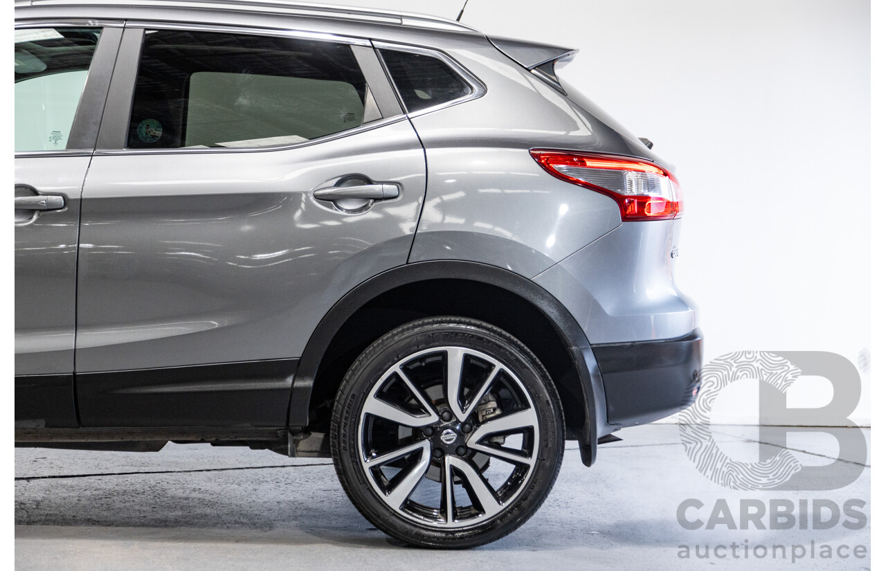 3/2016 Nissan Qashqai TI J11 4d Wagon Gun Metallic Grey 2.0L