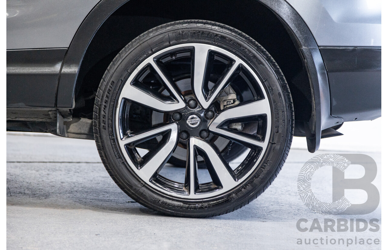 3/2016 Nissan Qashqai TI J11 4d Wagon Gun Metallic Grey 2.0L