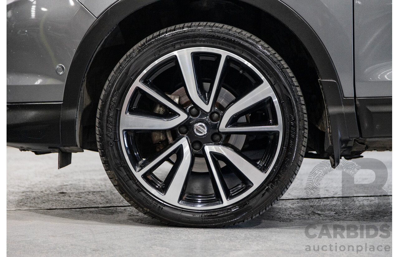 3/2016 Nissan Qashqai TI J11 4d Wagon Gun Metallic Grey 2.0L