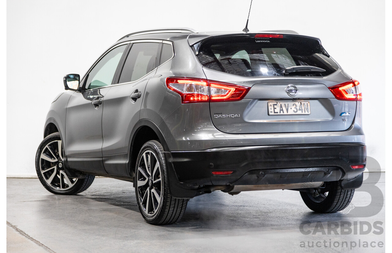3/2016 Nissan Qashqai TI J11 4d Wagon Gun Metallic Grey 2.0L