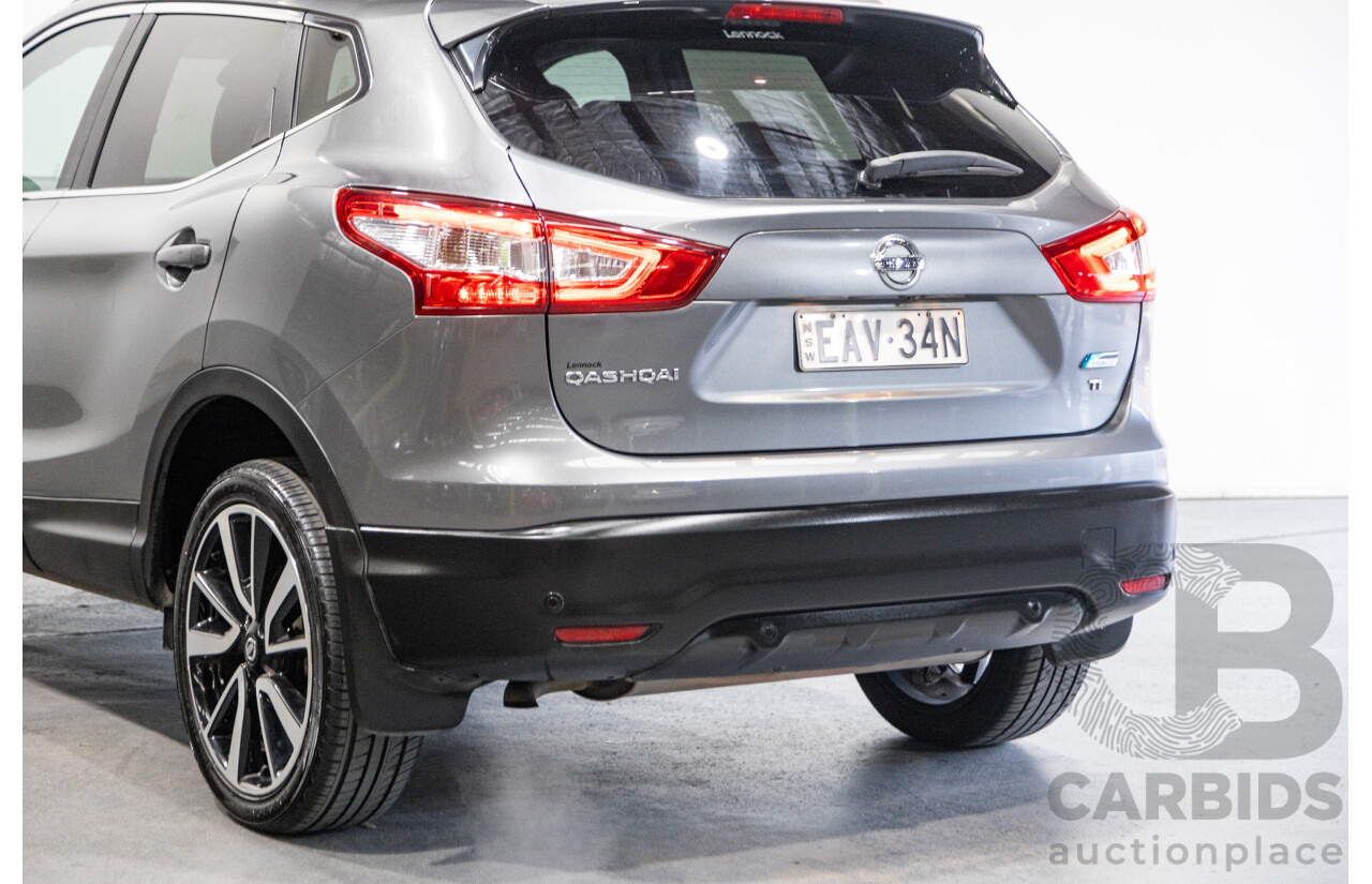 3/2016 Nissan Qashqai TI J11 4d Wagon Gun Metallic Grey 2.0L