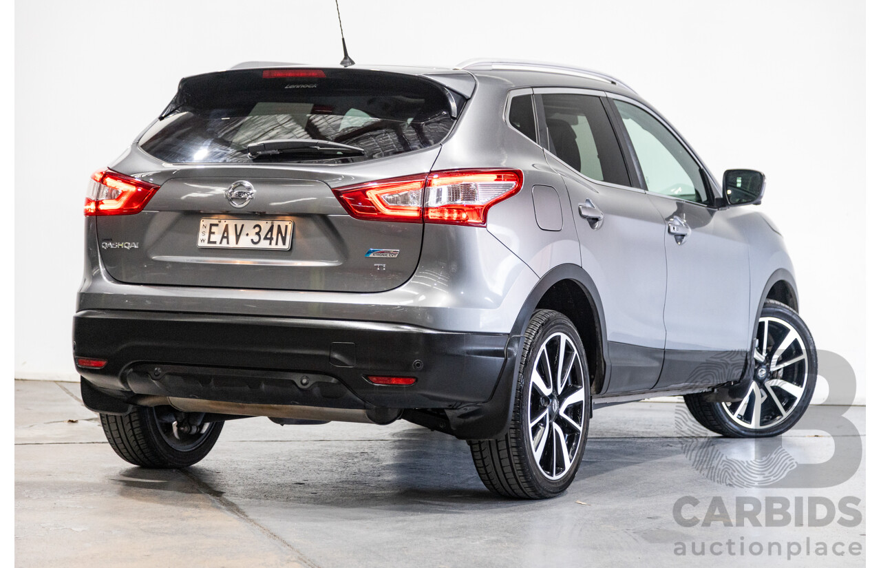 3/2016 Nissan Qashqai TI J11 4d Wagon Gun Metallic Grey 2.0L