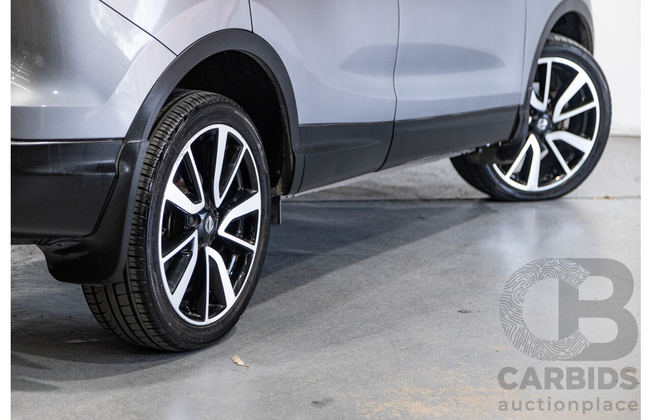 3/2016 Nissan Qashqai TI J11 4d Wagon Gun Metallic Grey 2.0L