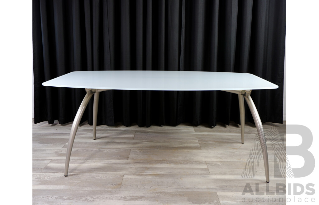 Glass Top Dining Table by Calligaris