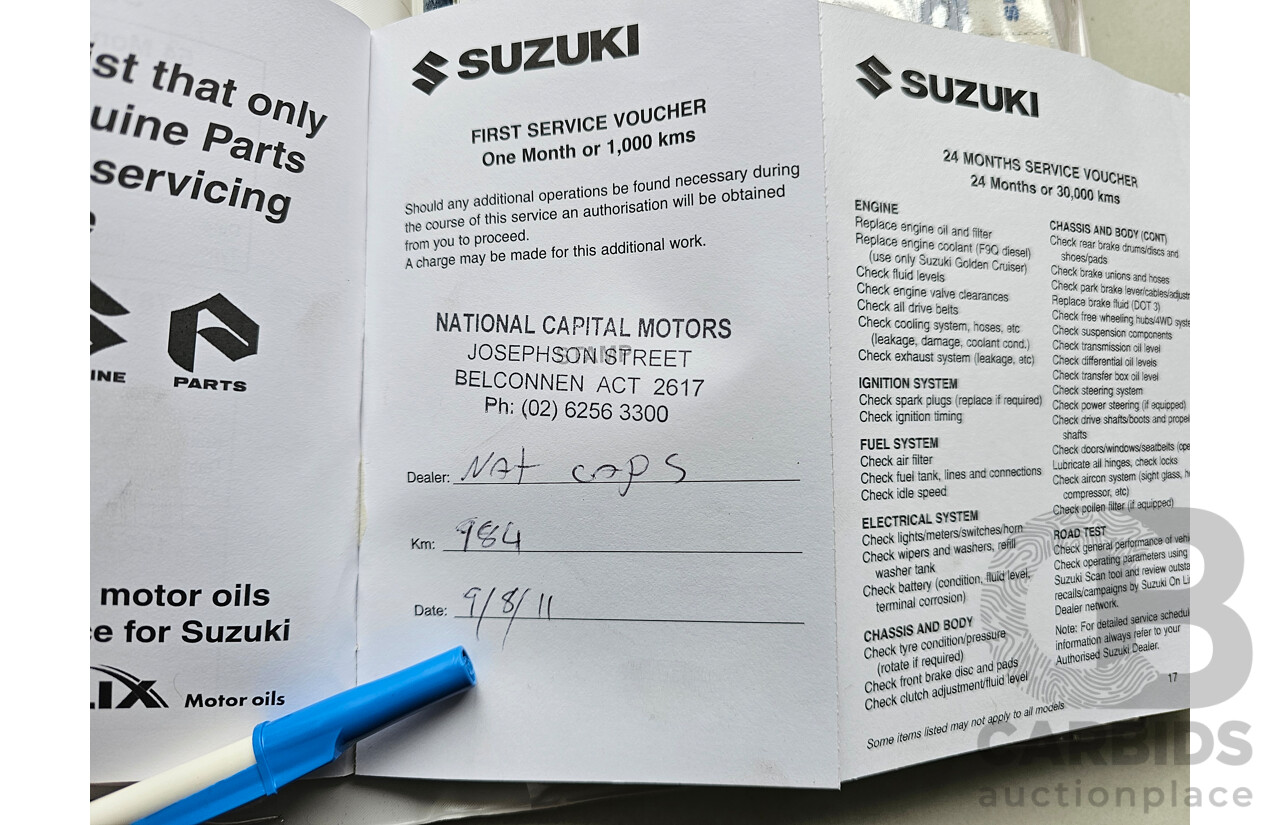 3/2011 Suzuki SX4 S AWD GY MY10 5d Hatchback White 2.0L