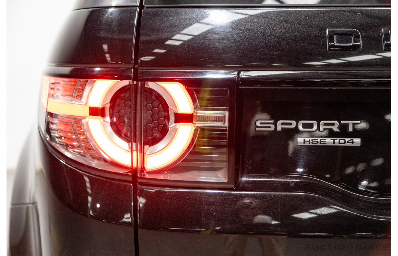 9/2015 Land Rover Discovery Sport TD4 HSE (AWD) LC 4d Wagon Santorini Black Metallic Turbo Diesel 2.2L