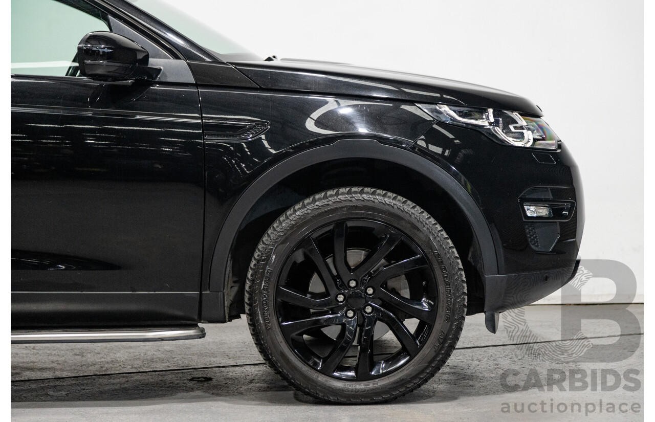 9/2015 Land Rover Discovery Sport TD4 HSE (AWD) LC 4d Wagon Santorini Black Metallic Turbo Diesel 2.2L