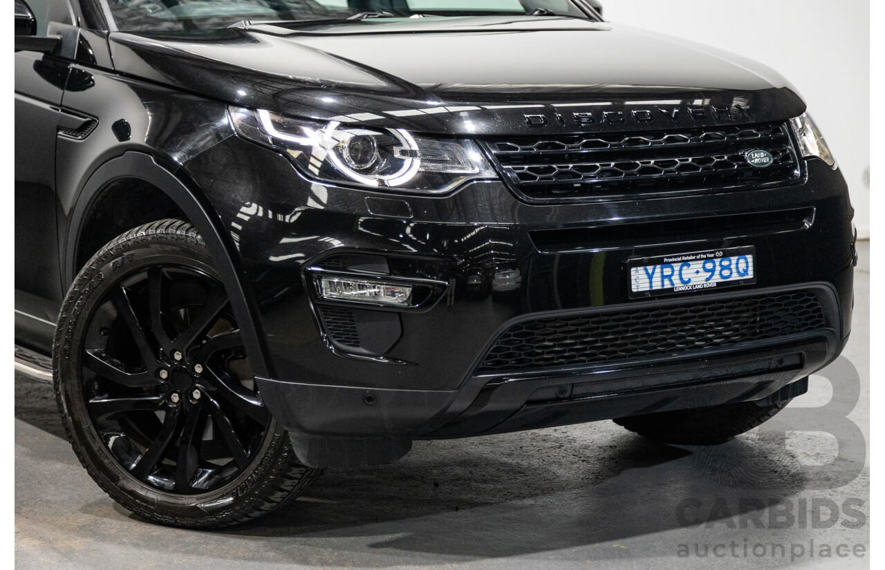 9/2015 Land Rover Discovery Sport TD4 HSE (AWD) LC 4d Wagon Santorini Black Metallic Turbo Diesel 2.2L